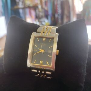 Citizen Two-Tone Black Dial Watch